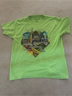 Busch Gardens Williamsburg Lime Graphic Short Sleeve Tee